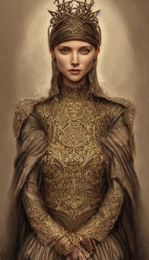 Image similar to peasent, traditional clothing, fame of thrones, fibonacci, sweat drops, intricate fashion clothing, insane, intricate, highly detailed, surrealistic, digital painting, artstation, concept art, smooth, sharp focus, illustration, Unreal Engine 5, 8K, art by artgerm and greg rutkowski and alphonse mucha