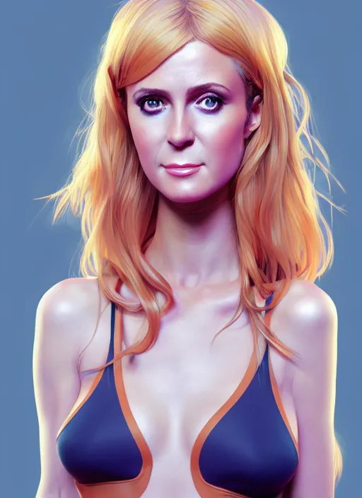 Image similar to paris whitney hilton, evangelion, au naturel, hyper detailed, digital art, trending in artstation, cinematic lighting, studio quality, smooth render, frostbite 3 engine rendered, art style by klimt and nixeu and ian sprigger and wlop and krenz cushart