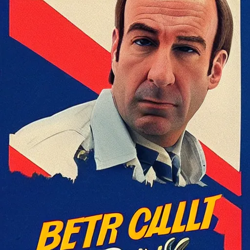 Image similar to A 1980s movie poster for Better Call Saul