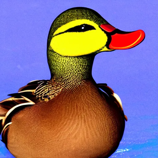 Image similar to a duck with $ bling