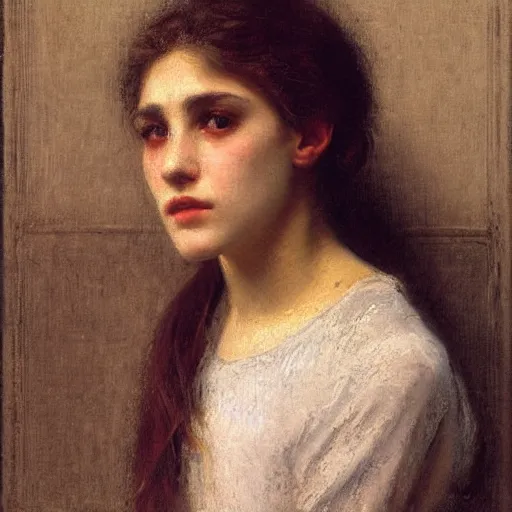 Prompt: a portrait of a greek girl by charles amable lenoir