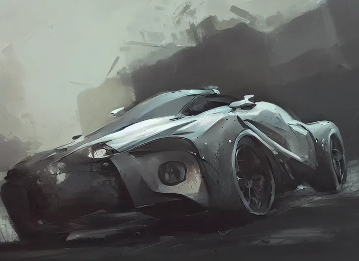 Prompt: a beautiful concept design of a supercar converted into offroad sport. car design by cory loftis, fenghua zhong, ryohei hase, ismail inceoglu and ruan jia. volumetric light.