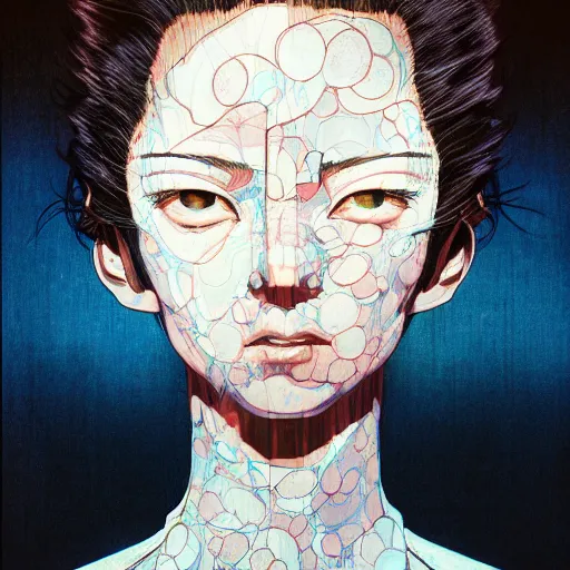 Image similar to detective portrait soft light painted by james jean and katsuhiro otomo and erik jones, inspired by akira anime, smooth face feature, intricate oil painting, high detail illustration, sharp high detail, manga and anime 1 9 9 9