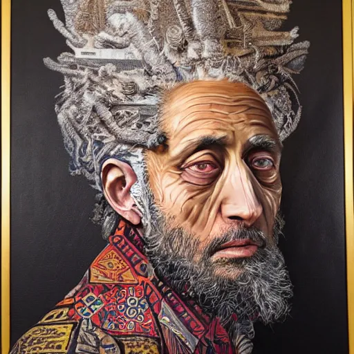 Image similar to Portrait of Lord Benzo, paiting, hyper detailed