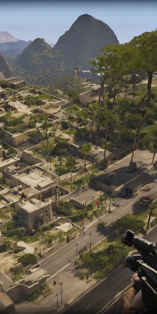 Image similar to gta : inca, unreal engine 5