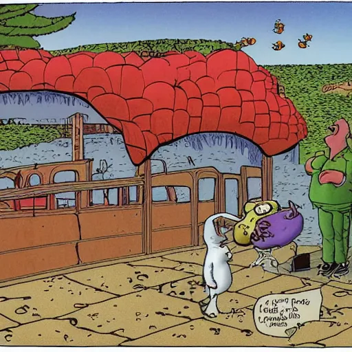 Image similar to gary larson far side picture