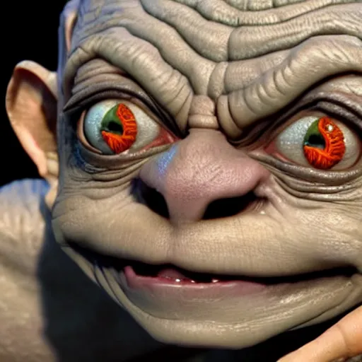 Image similar to gollum smeagol, ultra detailed, ultra realistic