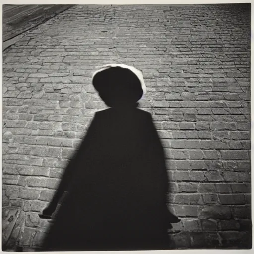 Image similar to photo of a woman in a dress by vivian maier. professional photography.