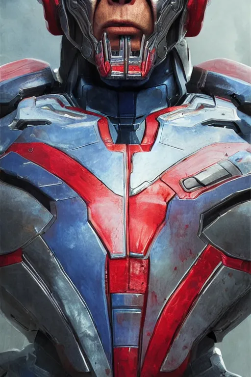 Prompt: Portrait of Willem Dafoe as Iron Patriot, marvel comics, dark, intricate, highly detailed, smooth, artstation, digital illustration by Ruan Jia and Mandy Jurgens and Artgerm and Wayne Barlowe and Greg Rutkowski and Zdislav Beksinski