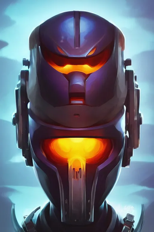 Image similar to epic mask helmet robot ninja portrait stylized as fornite style game design fanart by concept artist gervasio canda, behance hd by jesper ejsing, by rhads, makoto shinkai and lois van baarle, ilya kuvshinov, rossdraws global illumination radiating a glowing aura global illumination ray tracing hdr render in unreal engine 5