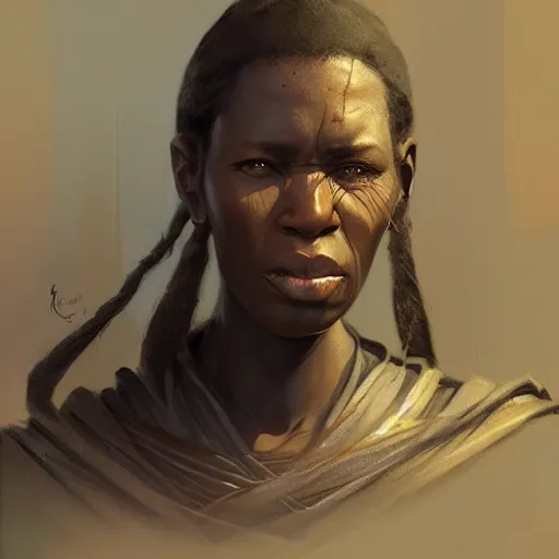 Image similar to A portrait of an african woman, angry, sith, star wars art, art by greg rutkowski, matte painting, trending on artstation