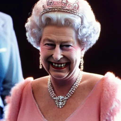 Image similar to queen elizabeth ii in wwe, 1 9 9 0