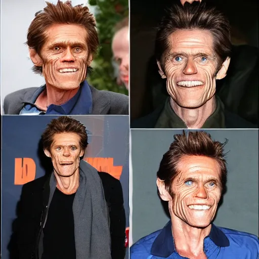 Image similar to willem dafoe and shark have a son