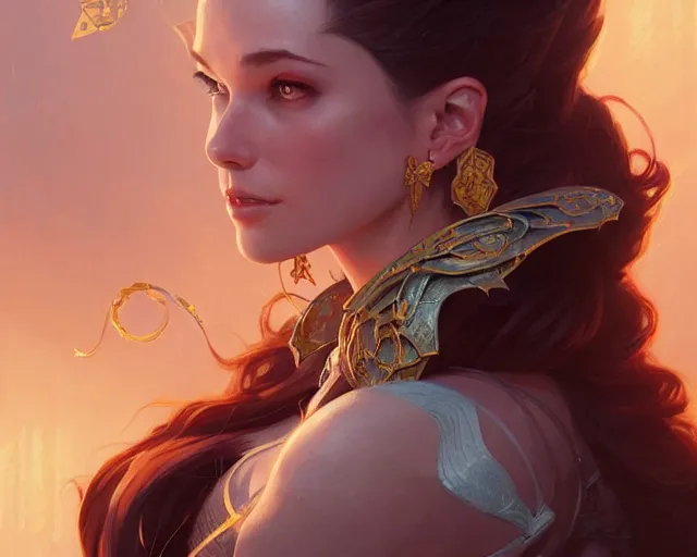 Image similar to wanda powers, deep focus, d & d, fantasy, intricate, elegant, highly detailed, digital painting, artstation, concept art, matte, sharp focus, illustration, hearthstone, art by artgerm and greg rutkowski and alphonse mucha