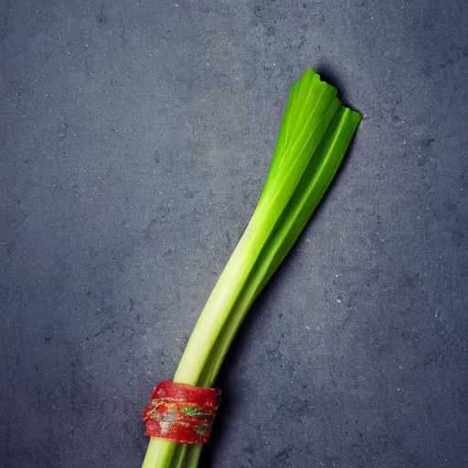 Image similar to among us eats celery