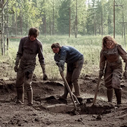 Image similar to lars von trier throw some slaves digging holes in there ala russians at chernobyl 2 0 2 2 1 0 2 4 x 1 0 2 4