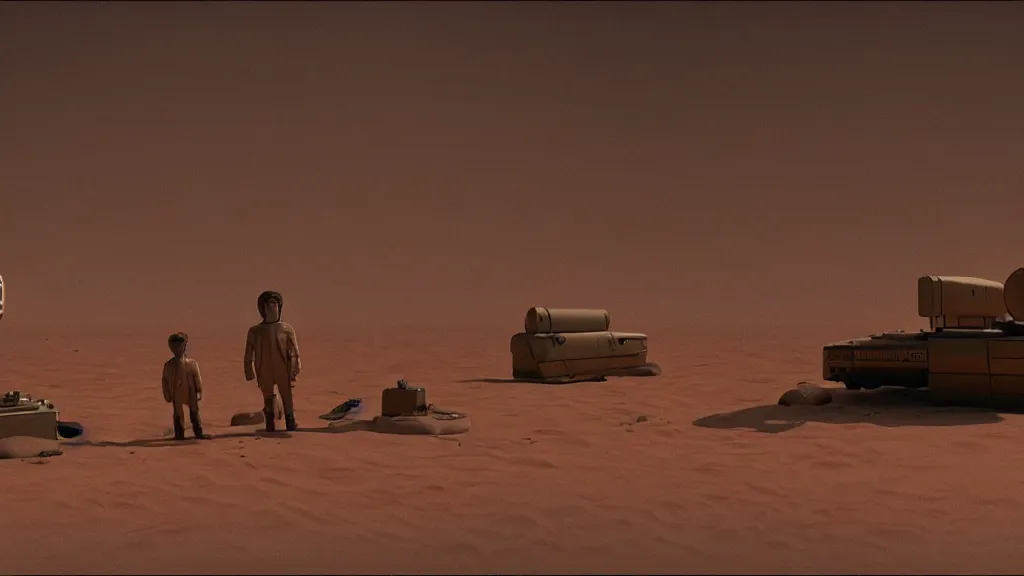 Image similar to sitcom scene from duna ( 2 0 2 1 ) by denis villeneuve and alejandro jodorowsky style detailed faces many details by andrei tarkovsky in sci - fi style volumetric natural light