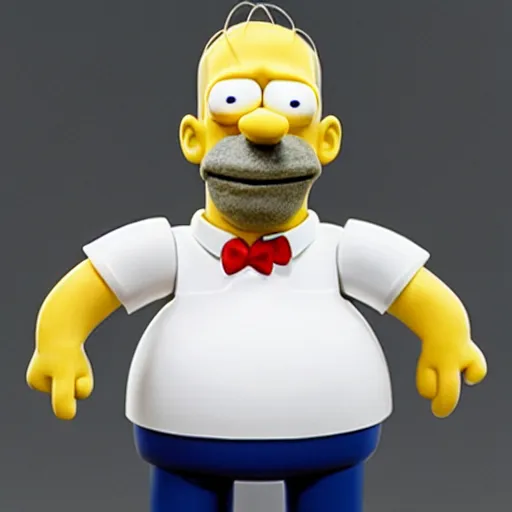 Image similar to homer simpson as as an aardman figure