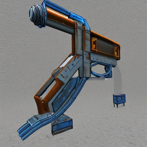 Prompt: half life gravity gun, blueprint