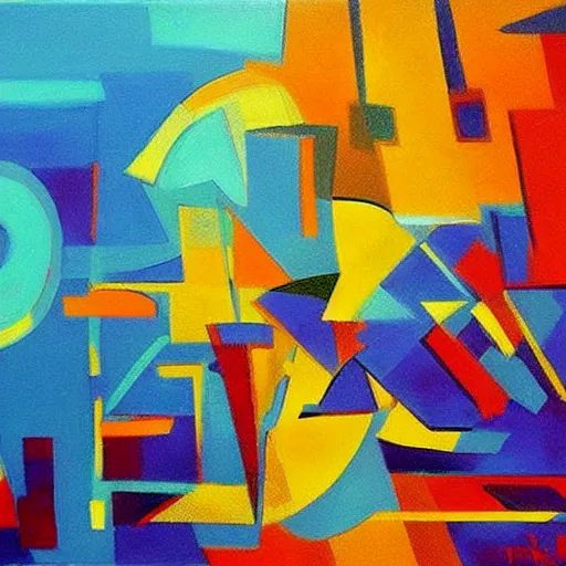 Image similar to painting, by alexander rostov!!, ( stylized ), ( ( abstract ) )