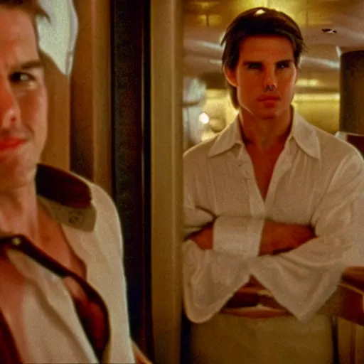 Image similar to Tom Cruise on a Carnival Cruise ship in Eyes Wide Shut (1999)