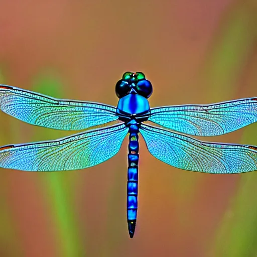 Image similar to iridescent dragonfly