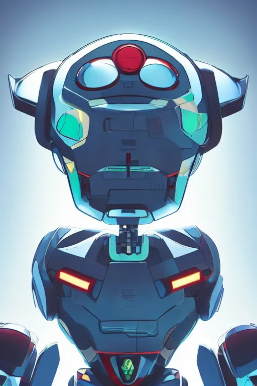 Image similar to metabots medabots medarotto medarot robot minimalist comics helmet mask neon cybereye, behance hd by jesper ejsing, by rhads, makoto shinkai and lois van baarle, ilya kuvshinov, rossdraws global illumination ray tracing hdr radiating a glowing aura