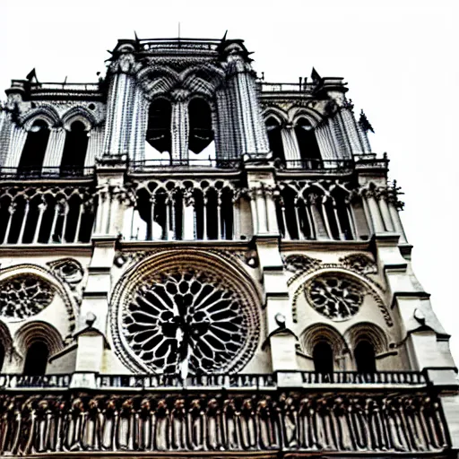 Image similar to notre dame by giger