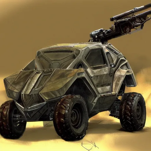 Image similar to concept art blueprint halo new atv vehicles by tony stark