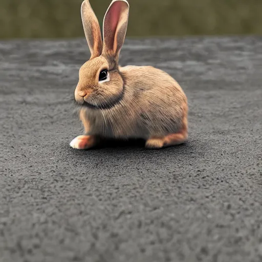 Prompt: rabbit sitting on top of a red Suzuki Swift car, photorealistic, detailed, 8k, hd, uhd