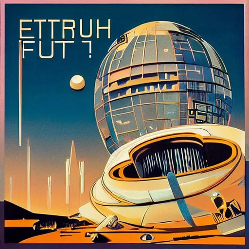 Prompt: retrofuturism is futurism done well