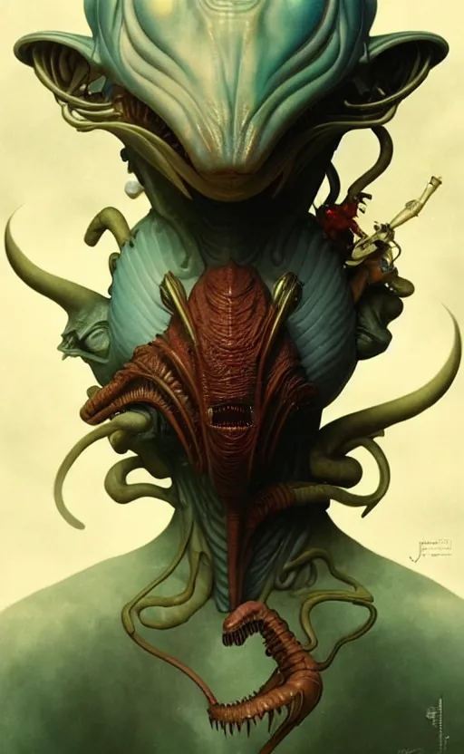 Image similar to exquisite imaginative alien creature poster art, humanoid, movie art, by lucusfilm, weta studio, tom bagshaw, alphonso mucha, james jean, frank frazetta, 8 k, denoised