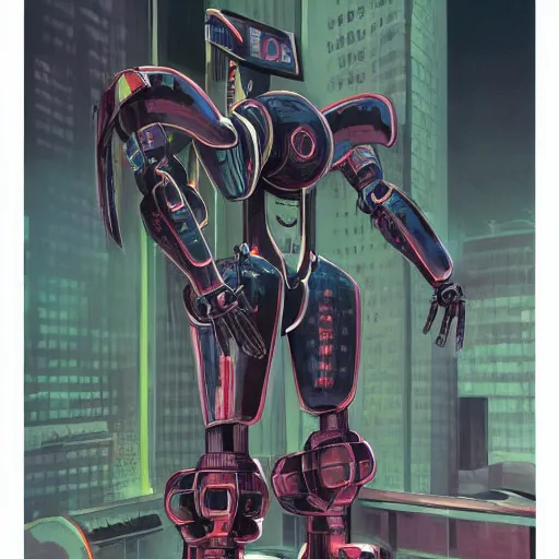 Prompt: brightly lit sleek futuristic combat mecha with long multisegmented arms slicing through buildings by boris groh, brian despain, gerald brom. rich colors