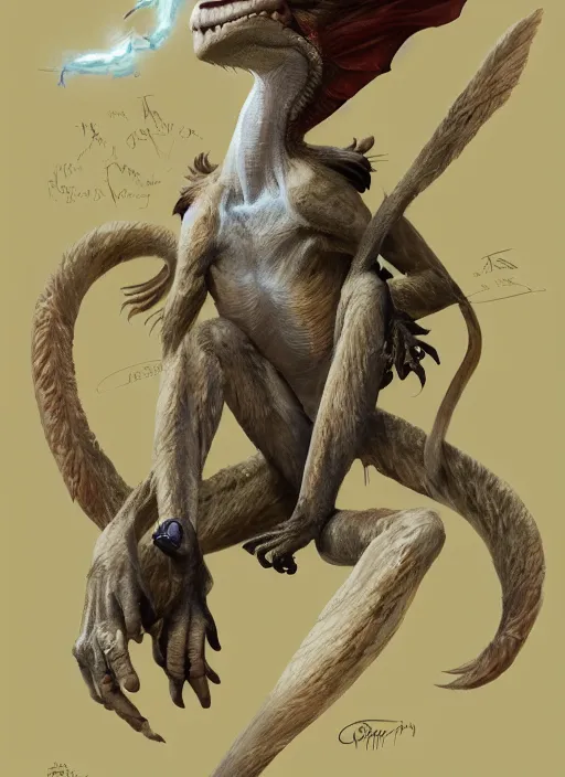 Prompt: portrait of the Dimorphodon monkey delver by artgerm and Craig Mullins, James Jean, Andrey Ryabovichev, Mark Simonetti and Peter Morbacher 16k
