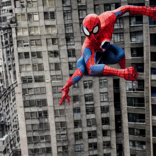 Prompt: a zombie spider - man jumping over buildings, 8 k, shallow depth of field, 8 k, ultra high detail, concept art,