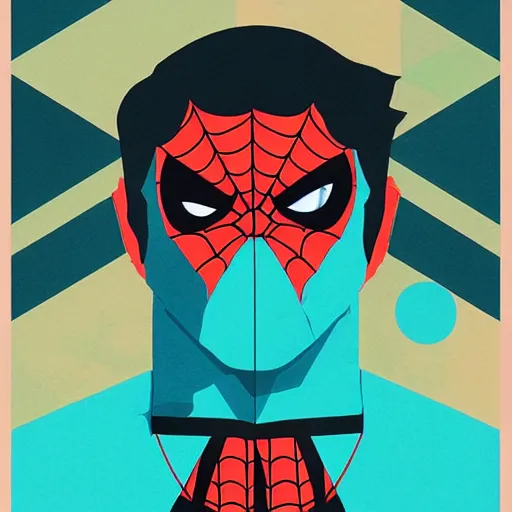 Image similar to Spiderman profile picture by Sachin Teng, asymmetrical, Organic Painting , Matte Painting, geometric shapes, hard edges, graffiti, street art:2 by Sachin Teng:4