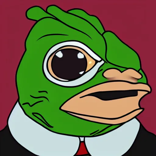 Prompt: sad, furious, angry pepe, detailed
