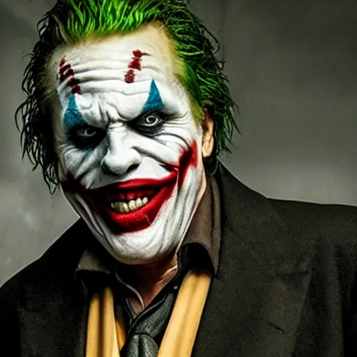 film still of Gary Busey as joker in the new Joker | Stable Diffusion