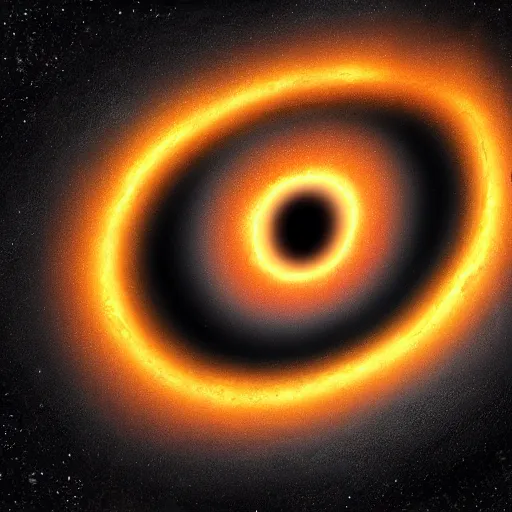 Prompt: highly detailed artwork of a black hole