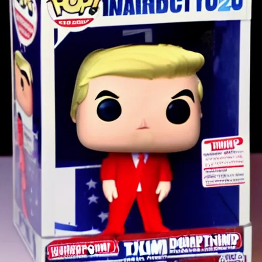 Prompt: Donald Trump Funko Pop.