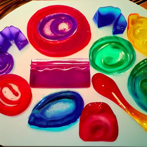 Prompt: jello art