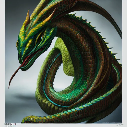 Image similar to hyperrealistic photo of rayquaza, a snakelike dragon pokemon, character design, concept art, studio lighting, ultra detailed, structured art, ultra detailed, professional photography, cinematic art by alphonse mucha, gabriel garza and casper konefal