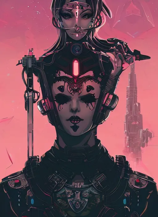 Image similar to beautifull goth maiden, cute face. warhammer, cyberpunk, artstation, art by petros afshar, tom whalen, laurie greasley and greg rutkowski and ilya kuvshinov