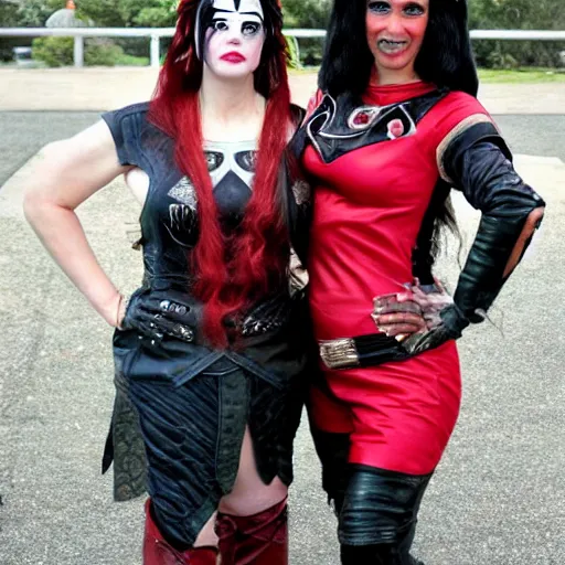 Image similar to lursa and b'etor star trek klingon sisters