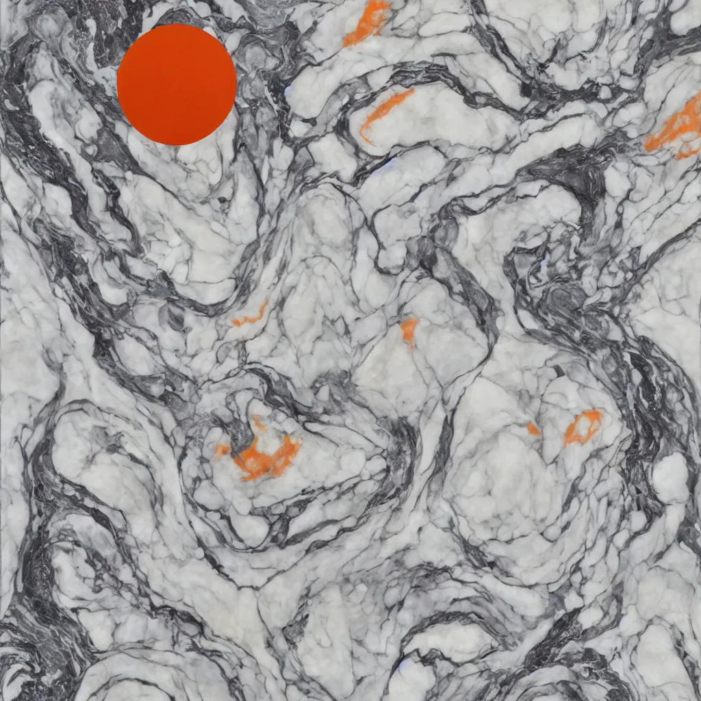 Prompt: a white and orange marble textured background kanye west face is on it screen printing style, a marble sculpture by georgia o'keeffe, featured on polycount, gutai group, marble sculpture, ultrafine detail, biomorphic