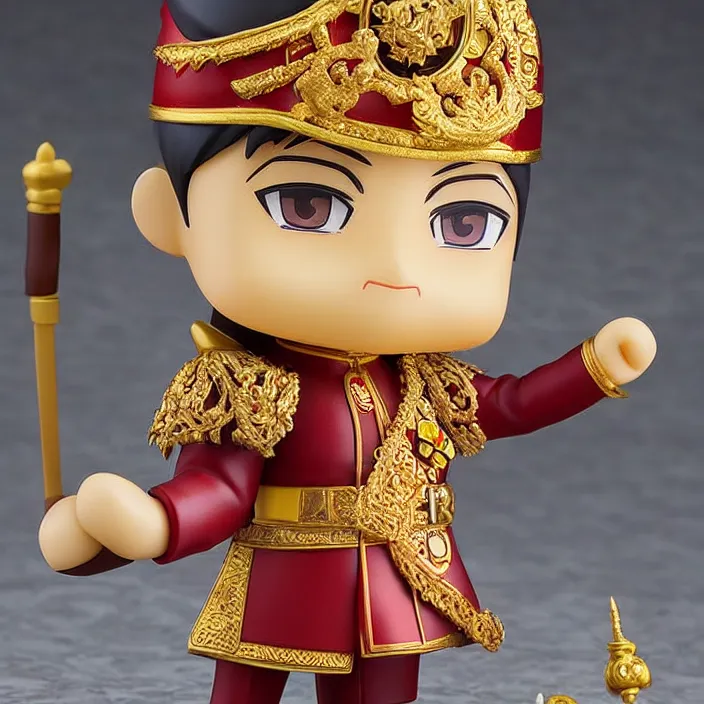 Image similar to Min Aung Hlaing from Myanmar, An anime Nendoroid of dictator Min Aung Hlaing from Myanmar , figurine, detailed product photo