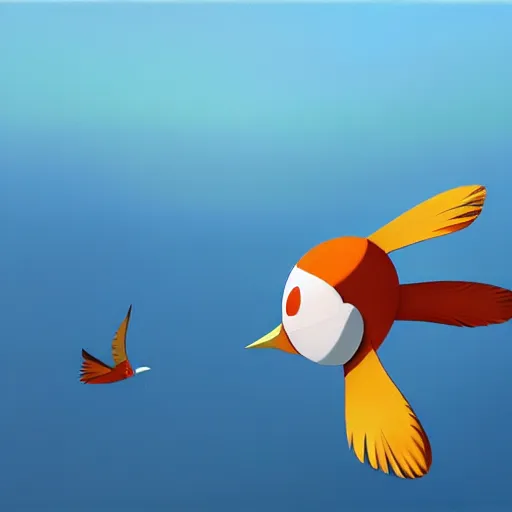 Prompt: goro fujita ilustration view from the sky of a bird with open wings full of feathers flying over the ocean, painting by goro fujita, sharp focus, highly detailed, artstation