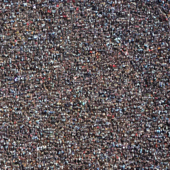 Image similar to from up here the people just look like ants. that's because they are ants