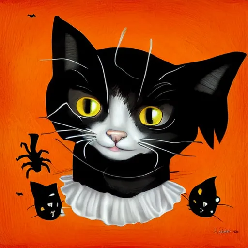 Image similar to Halloween cat by Johanna Parker digital art