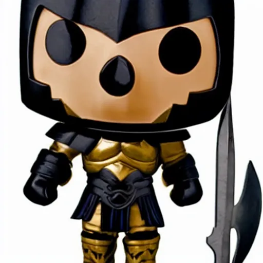 Prompt: spartan funko pop